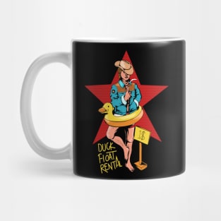 The dreamer guy "Duck float rental" Mug